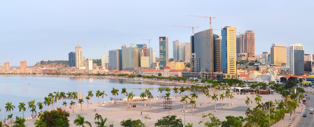 Modern city skyline urban development in Africa representing infrastructure growth